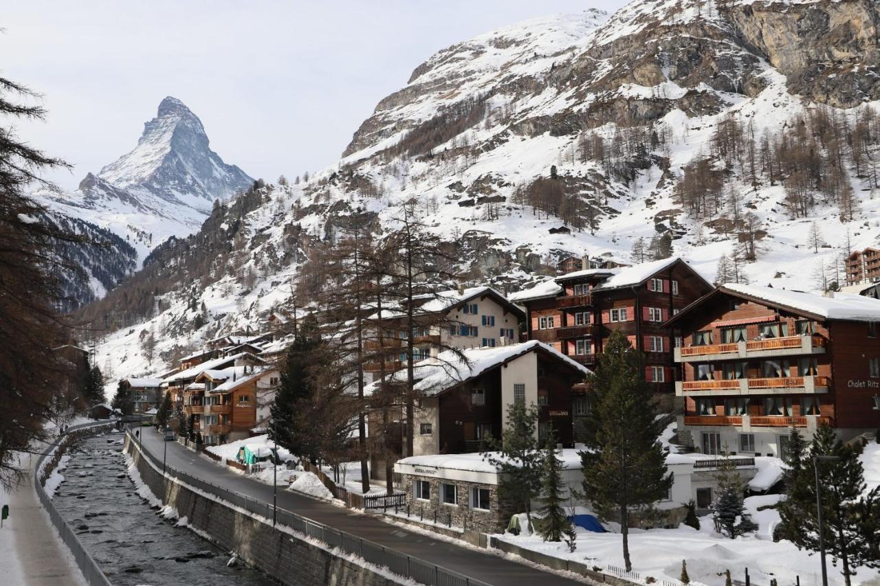 Eagle Apartment With Splendid And Direct View Of The Matterhorn Zermatt Zewnętrze zdjęcie